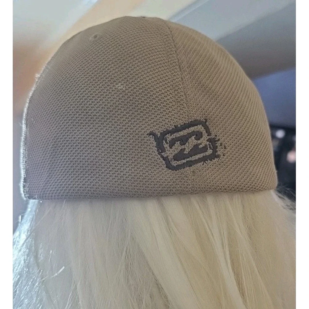 Billabong Brown Fitted Cap Size L/XL Skater‎ Y2K Hat EUC Skater Surfer